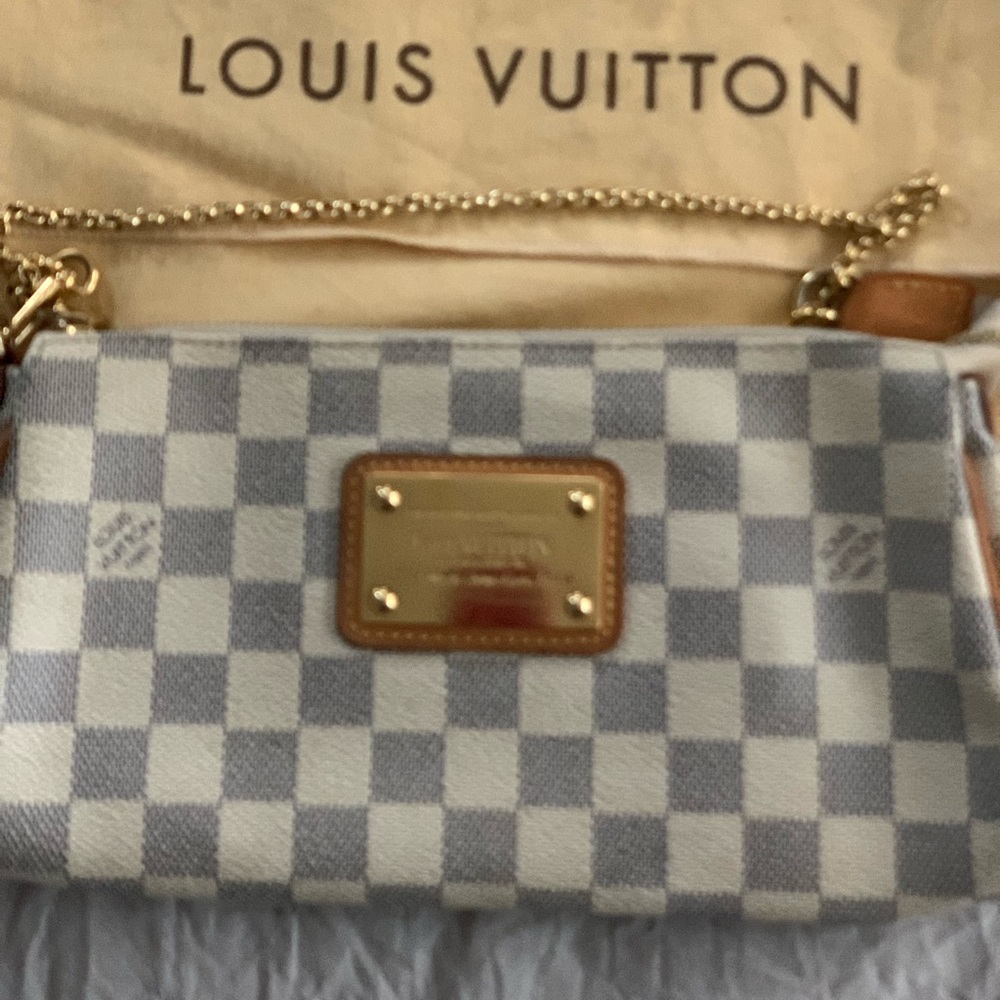 Louis Vuitton Damier Azur Eva Clutch